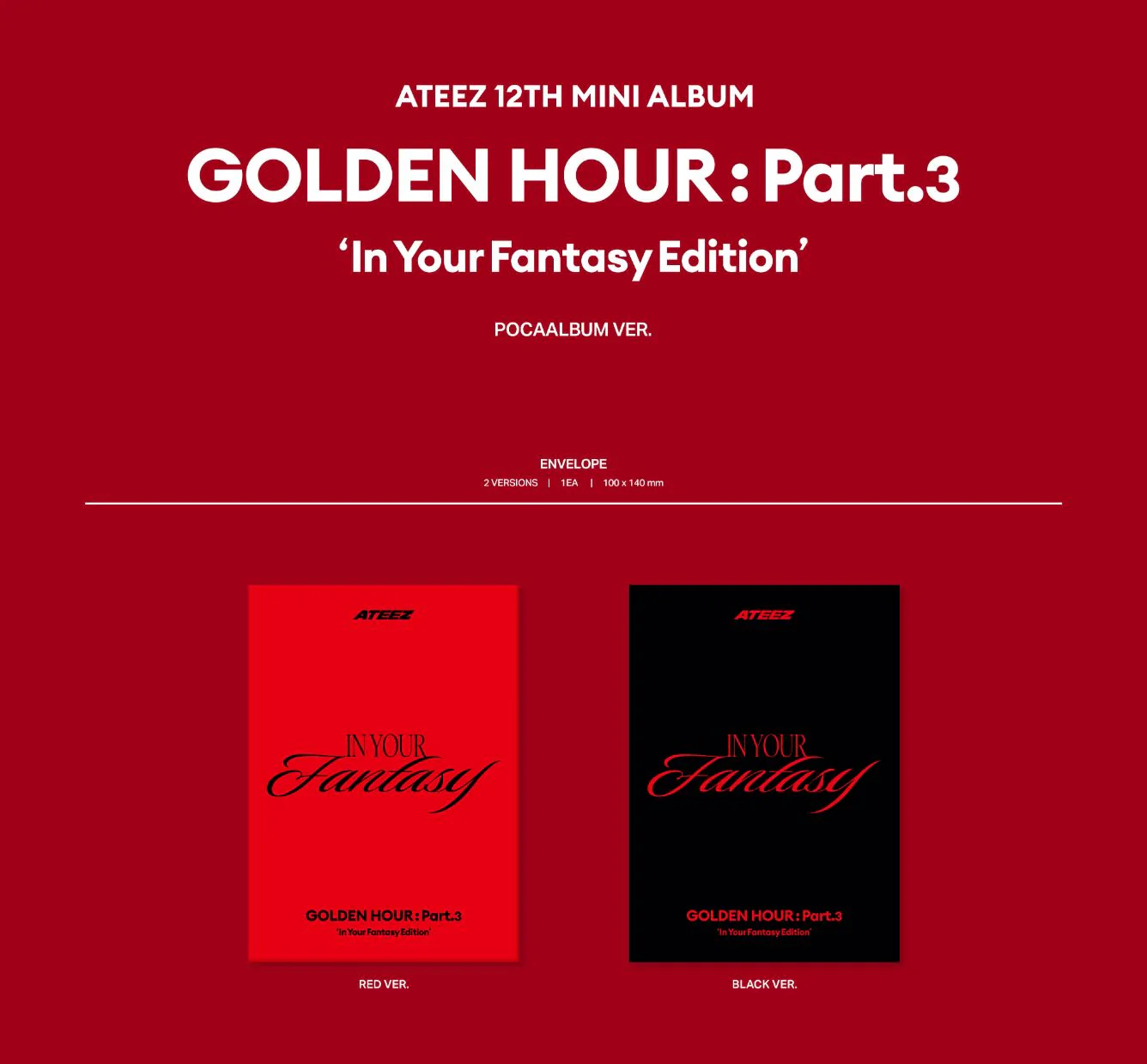 ATEEZ - GOLDEN HOUR : PART.3 (IN YOUR FANTASY EDITION) - Image 2
