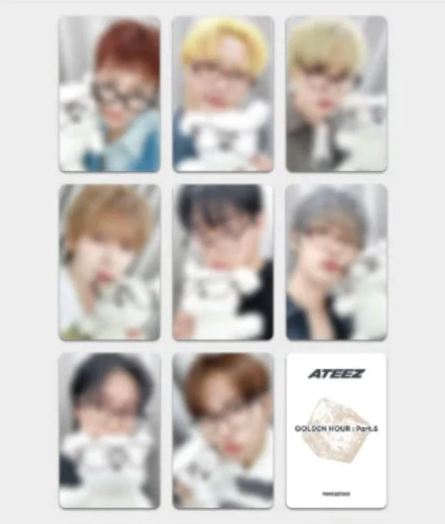 ATEEZ - GOLDEN HOUR : PART.5 (POCA ALBUM VER.) + Makestar Lucky Draw Gift - Image 2