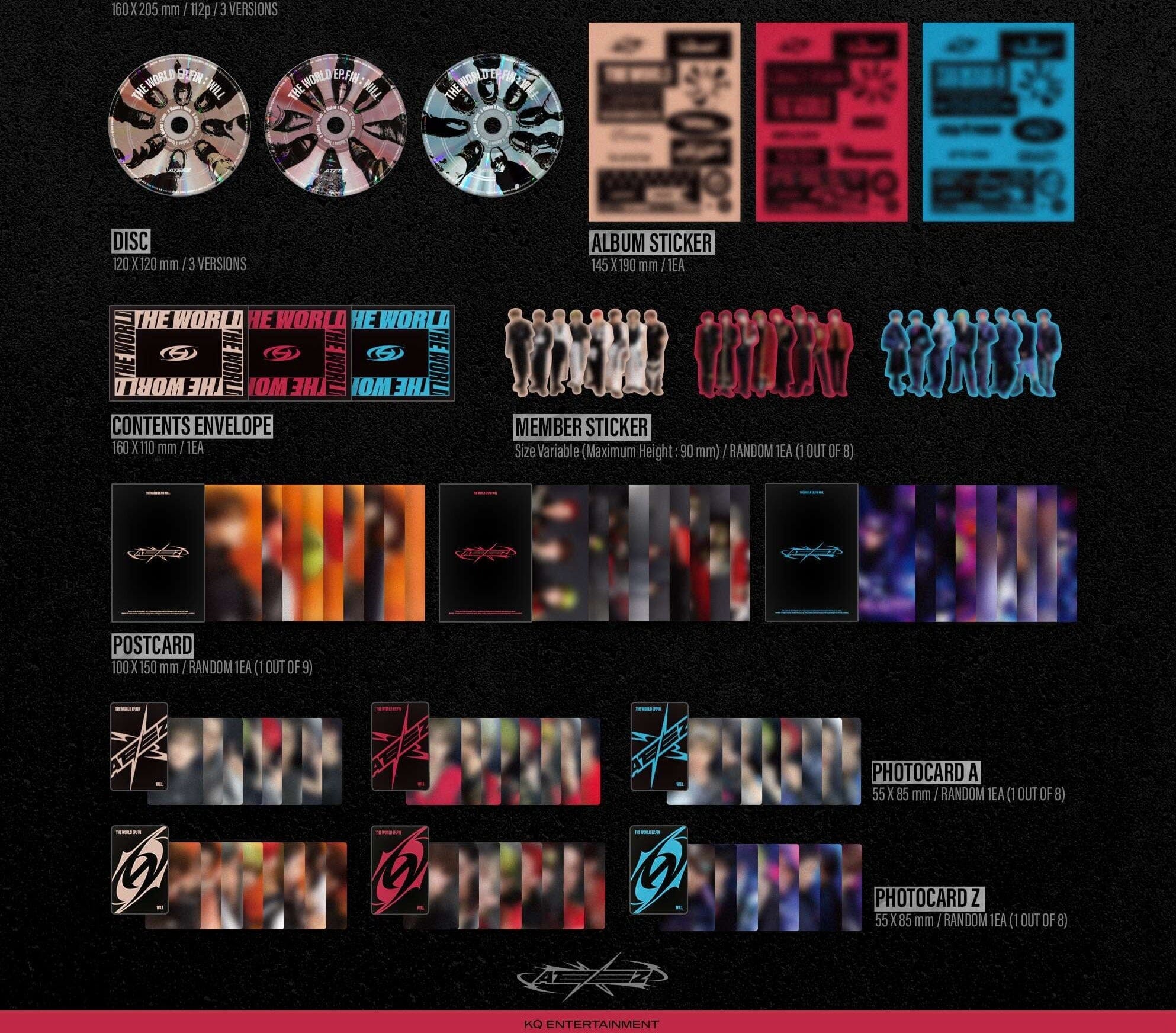 ATEEZ - THE WORLD EP.FIN : WILL (2ND FULL ALBUM) LUCKY GIFT EVENT - Image 8