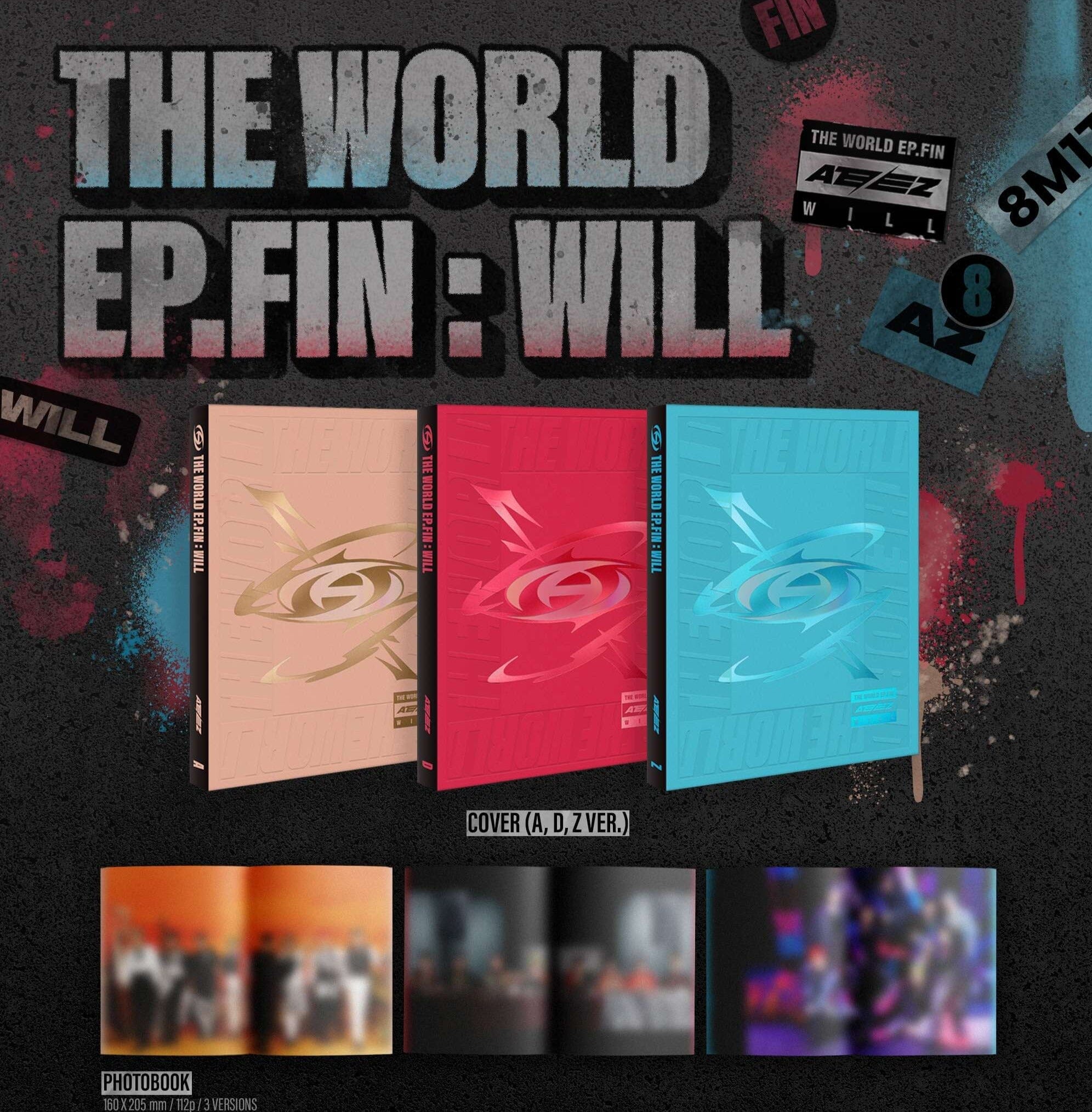 ATEEZ - THE WORLD EP.FIN : WILL (2ND FULL ALBUM) + MOKKET BENEFIT - Image 6