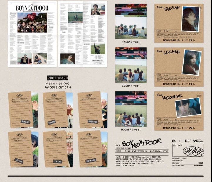 BOYNEXTDOOR - WHY.. (1ST EP ALBUM) LETTER VER. - Image 3