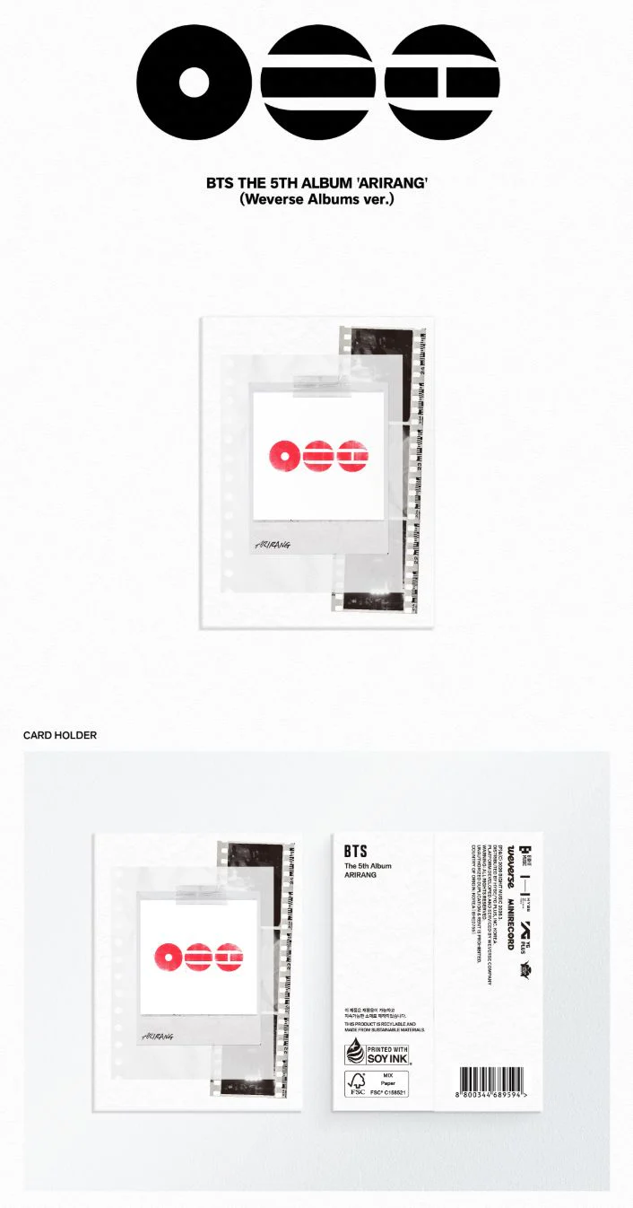BTS - ARIRANG (WEVERSE ALBUMS VER.) + Musicplant Gift - Image 3