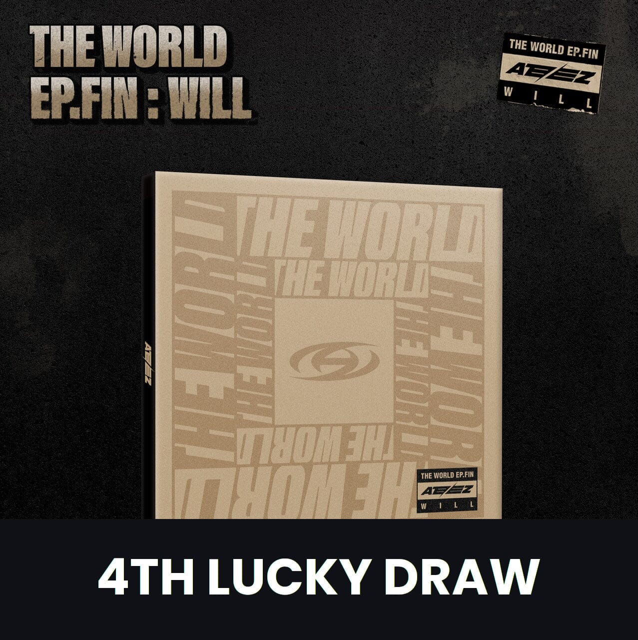 ATEEZ - THE WORLD EP.FIN : WILL (DIGIPAK VER.) 4TH LUCKY DRAW