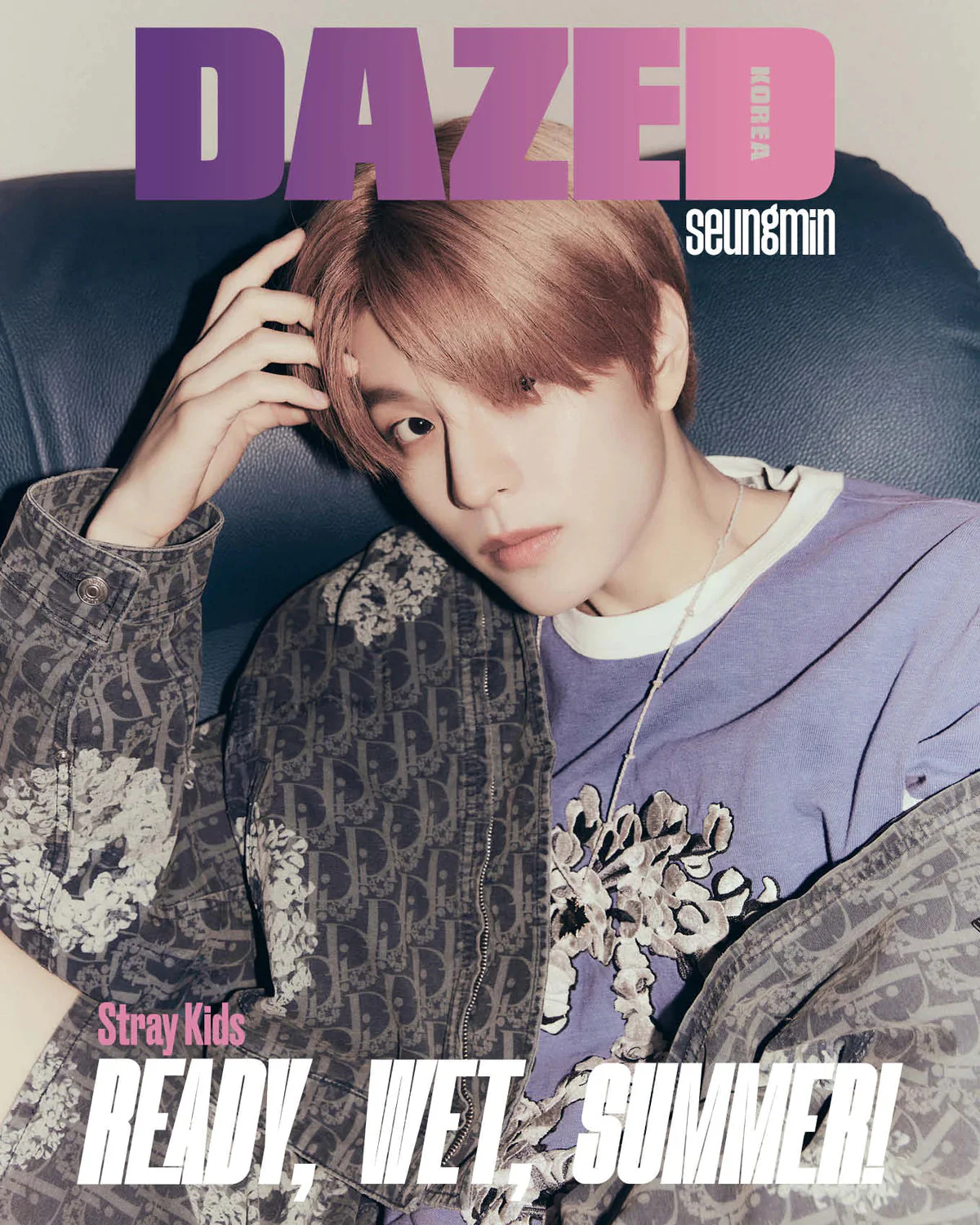 STRAY KIDS (Lee Know, Seungmin, I.N) - DAZED MAGAZINE (2023 July Issue) - Image 4