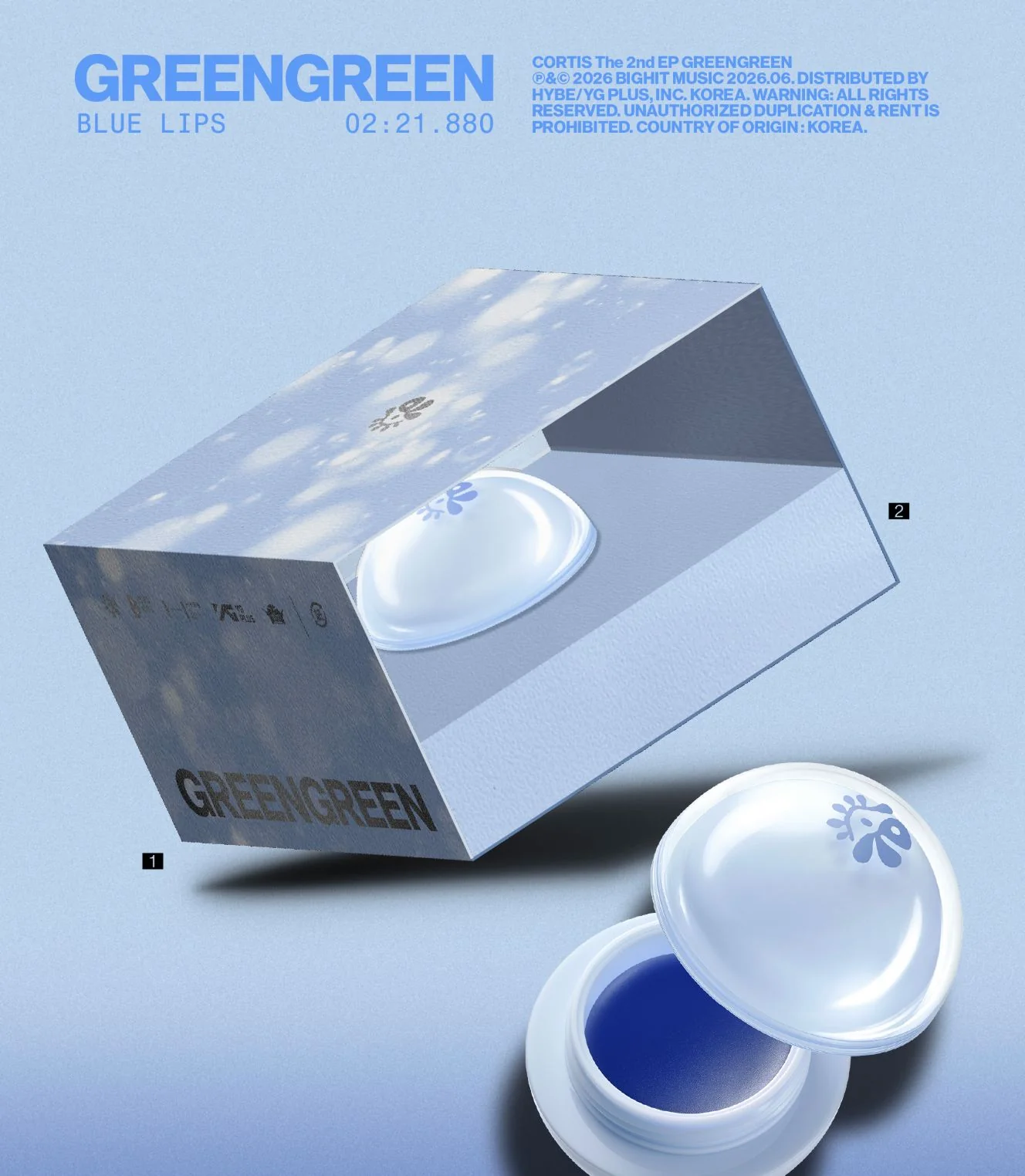 CORTIS - GREENGREEN ('BLUE LIPS' LIP BALM VER.) - Image 2