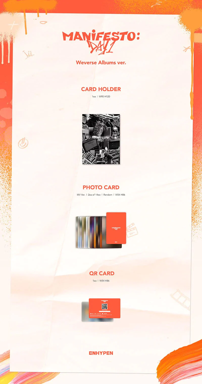 ENHYPEN - ALBUM MANIFESTO DAY 1 (WEVERSE ALBUMS VER.) - Image 2