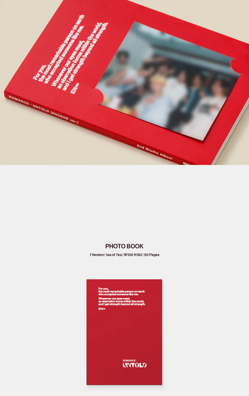 ENHYPEN - ROMANCE : UNTOLD (2ND STUDIO ALBUM) ENGENE VER. + Apple Music Gift - Image 5