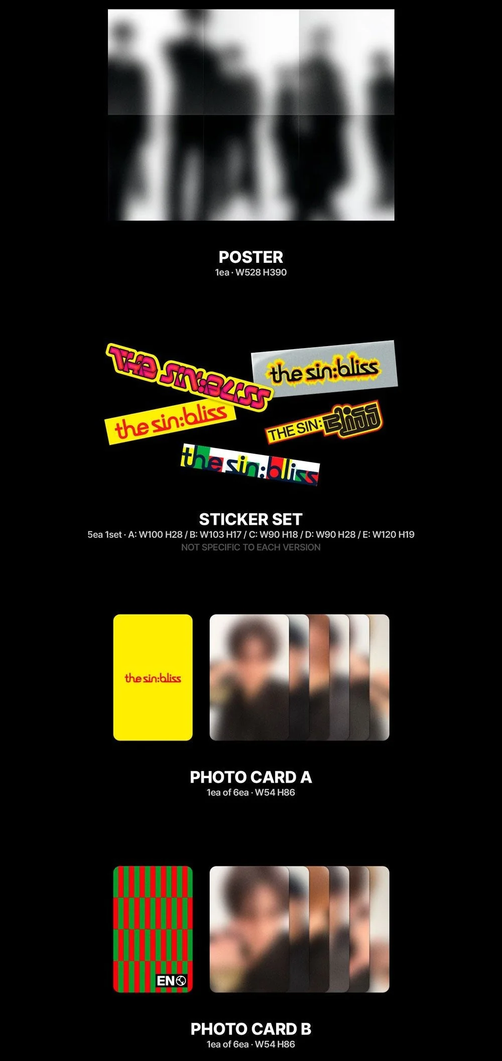 ENHYPEN - THE SIN: BLISS (SET) + WEVERSE GIFT - Image 9
