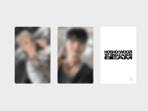 HOSHI X WOOZI (SEVENTEEN) - BEAM (STANDARD VER.) LUCKY DRAW - Image 2