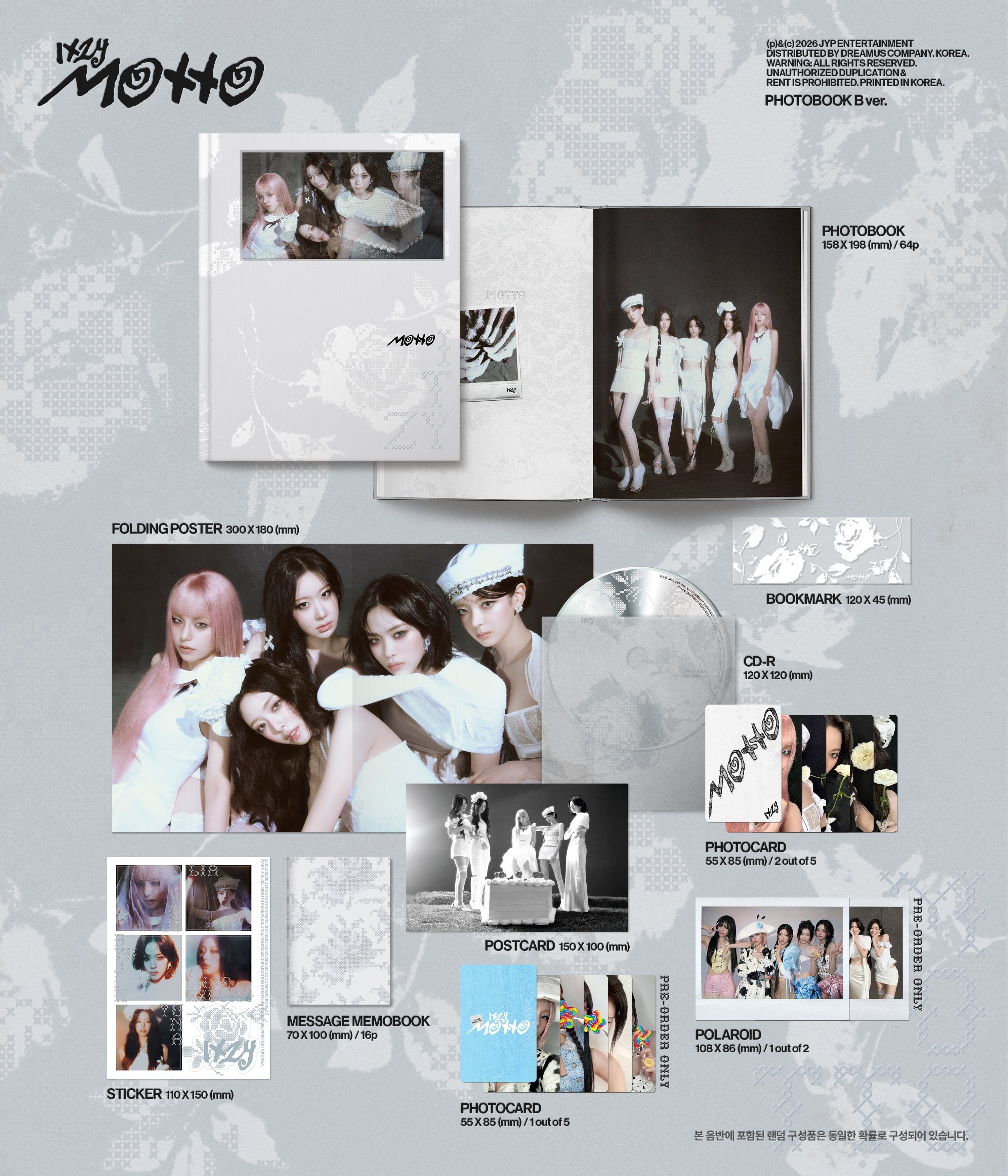 ITZY - MOTTO (PHOTOBOOK VER.) + FANS SHOP Gift - Image 4