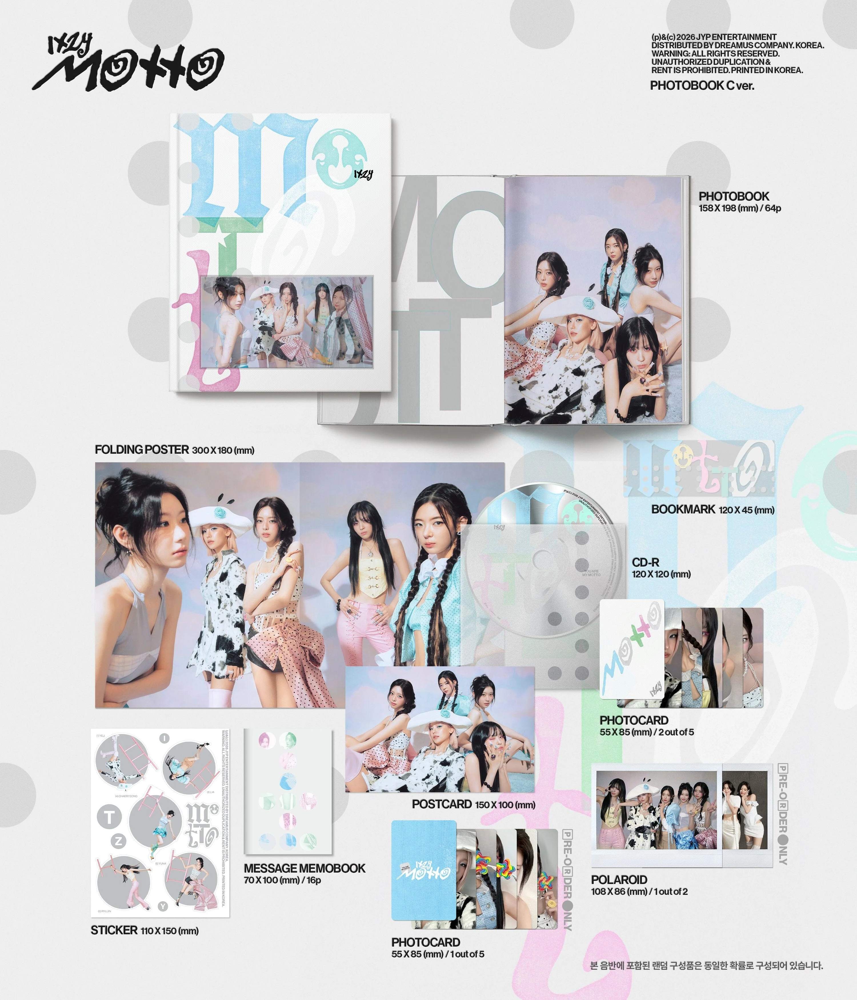 ITZY - MOTTO (PHOTOBOOK VER.) + FANS SHOP Gift - Image 5