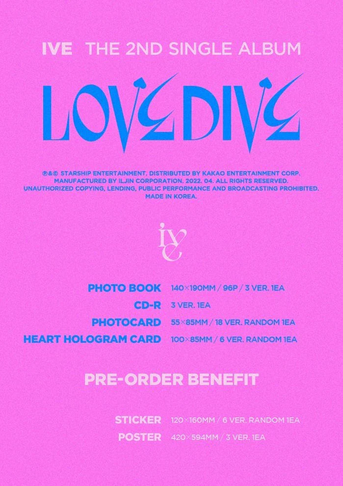 IVE - 2ND SINGLE [LOVE DIVE] - Image 2