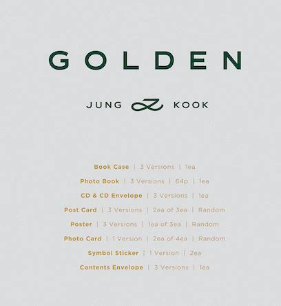 JUNGKOOK (BTS) - GOLDEN (1ST SOLO ALBUM) - Image 2