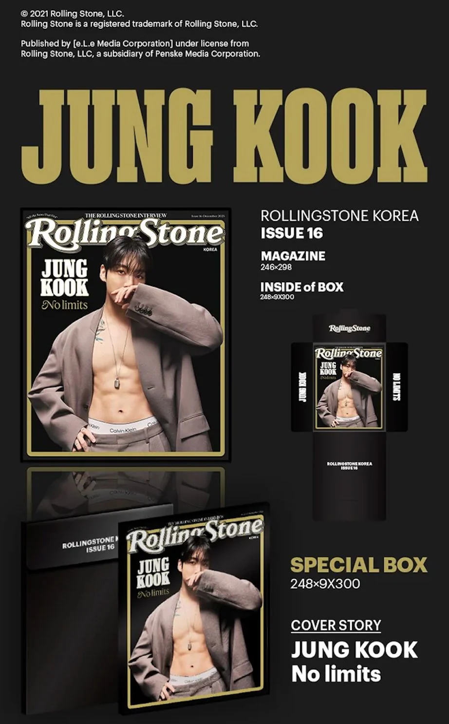 JUNGKOOK (BTS) - ROLLING STONE KOREA (16TH ISSUE) - Image 2