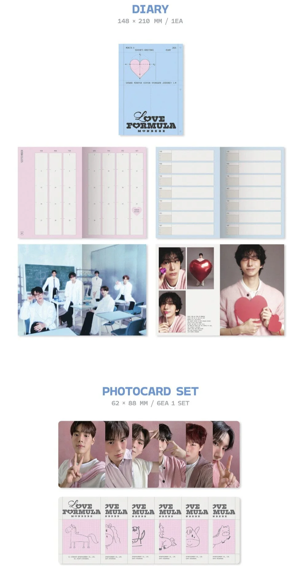MONSTA X - 2026 SEASON'S GREETINGS + POB STARSHIP SQUARE PHOTOCARD - Image 5