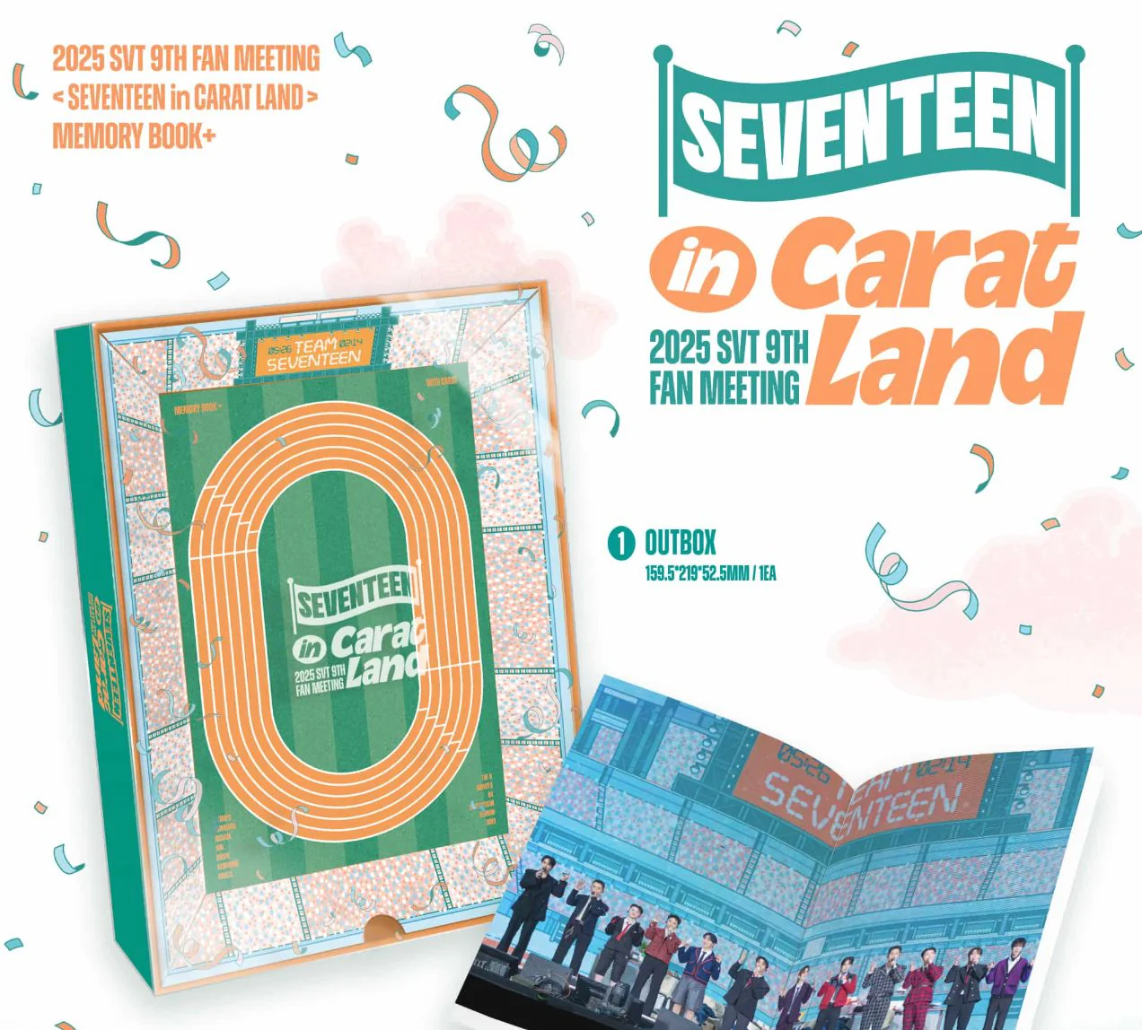 SEVENTEEN - 2025 SVT 9TH FAN MEETING SEVENTEEN IN CARAT LAND (MEMORY BOOK+) - Image 2