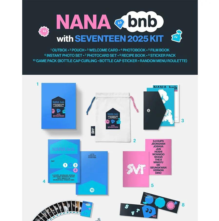 SEVENTEEN - NANA BNB WITH SEVENTEEN 2025 KIT + Kakao Gift - Image 3