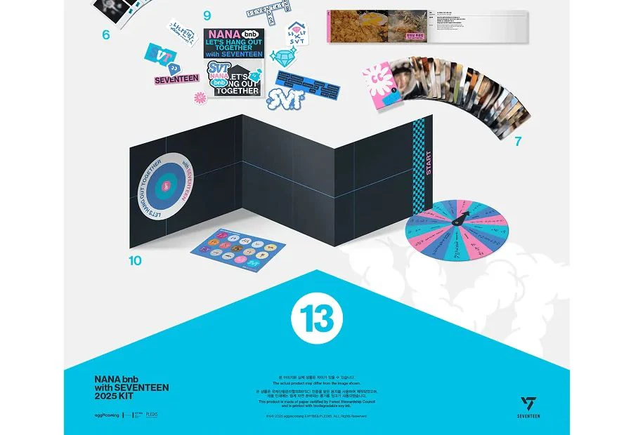 SEVENTEEN - NANA BNB WITH SEVENTEEN 2025 KIT + Kakao Gift - Image 4