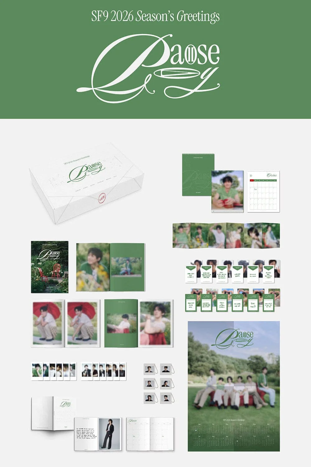 SF9 - 2026 SEASON'S GREETINGS + POB APPLE MUSIC PHOTOCARD - Image 3