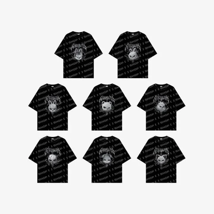 STRAY KIDS - EVIL SKZOO T-SHIRT (DOMINATE WORLD TOUR OFFICIAL MD)