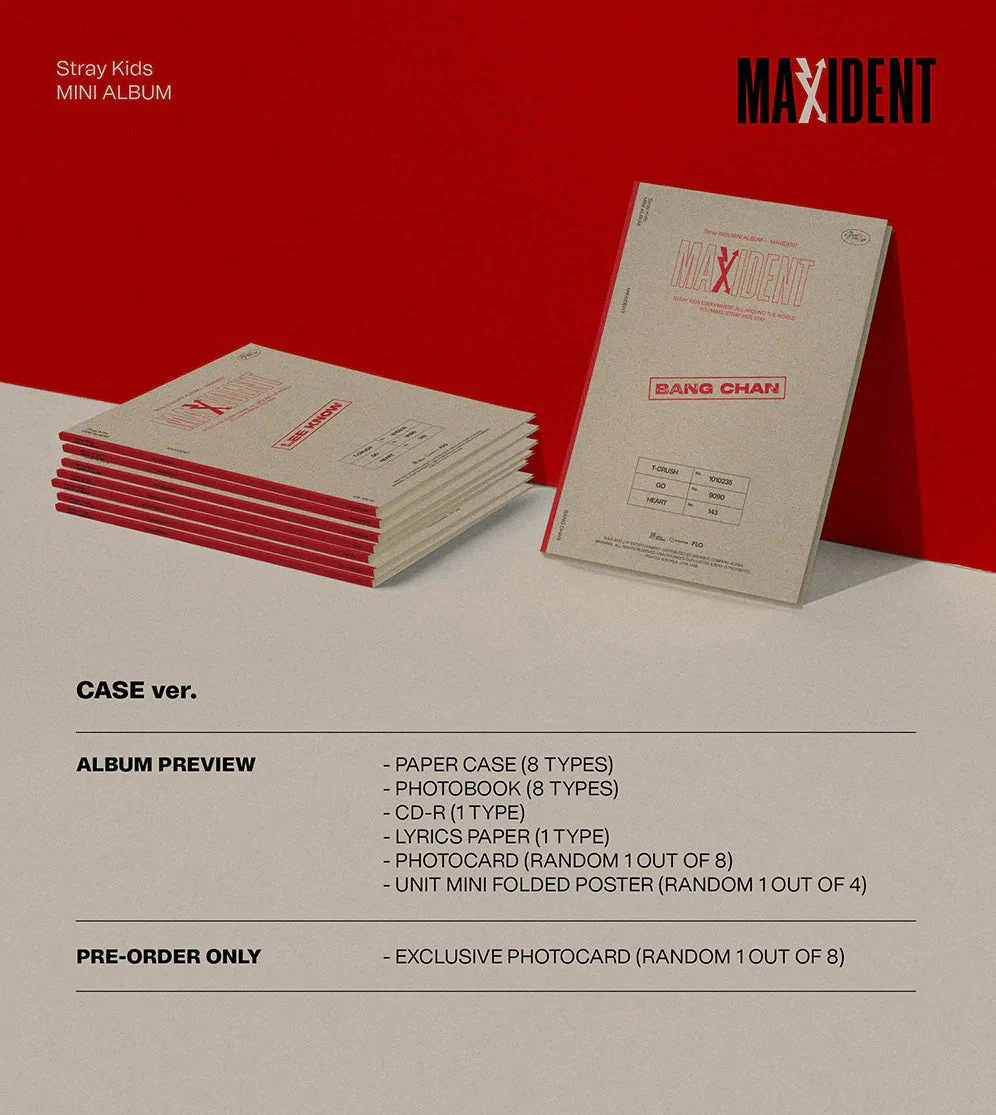 STRAY KIDS - MAXIDENT (7TH MINI ALBUM) CASE VER. - Image 2