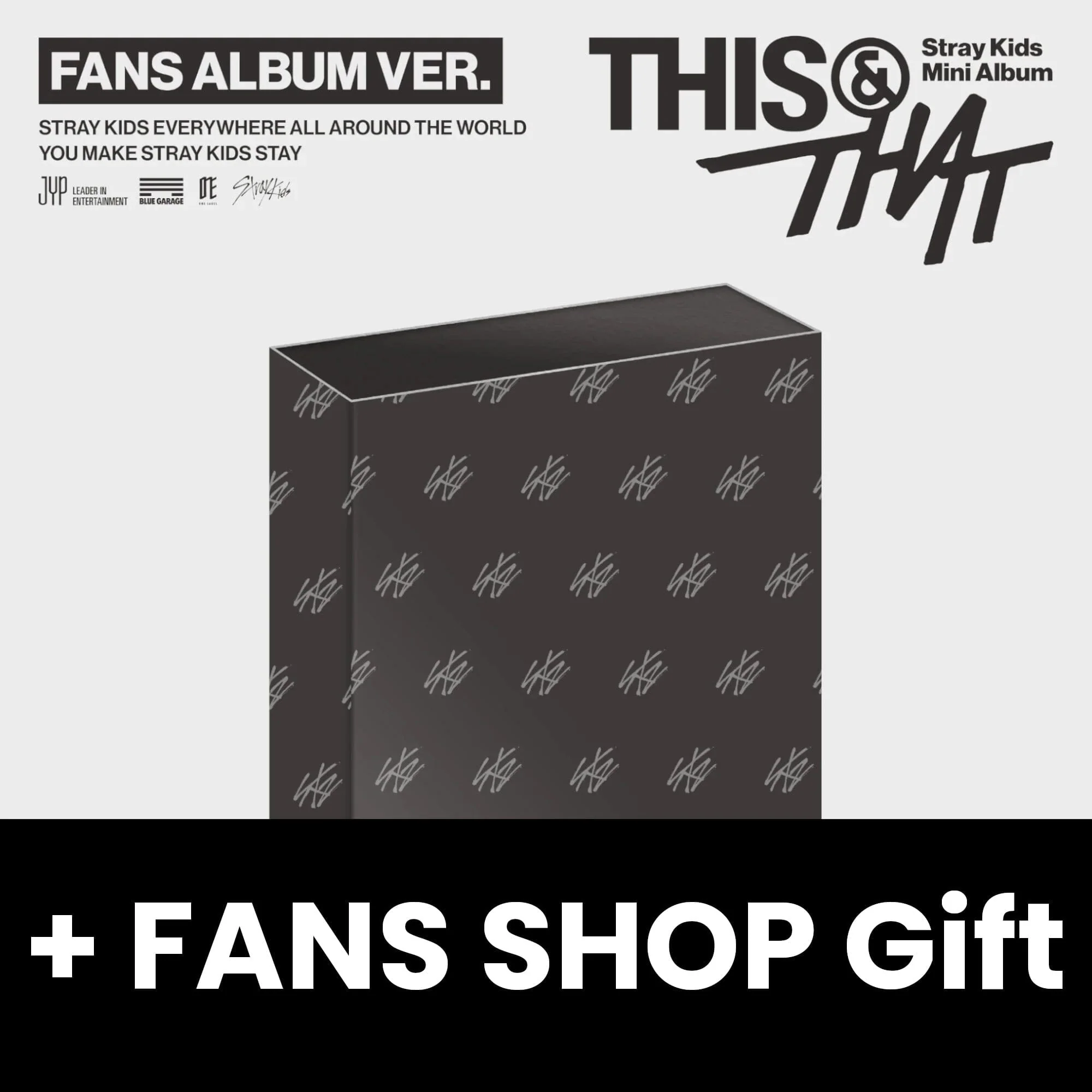 STRAY KIDS - THIS & THAT (FANS ALBUM VER.) + FANS SHOP Gift