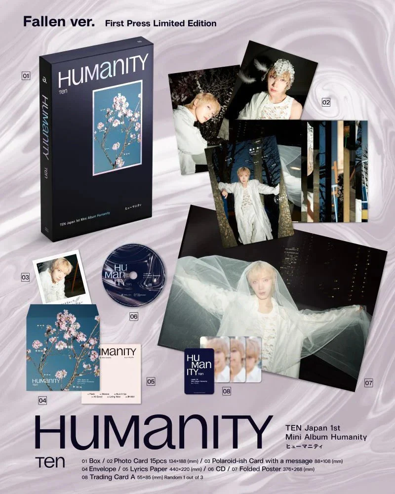 TEN (NCT) - HUMANITY (1ST JAPAN MINI ALBUM) - Image 2