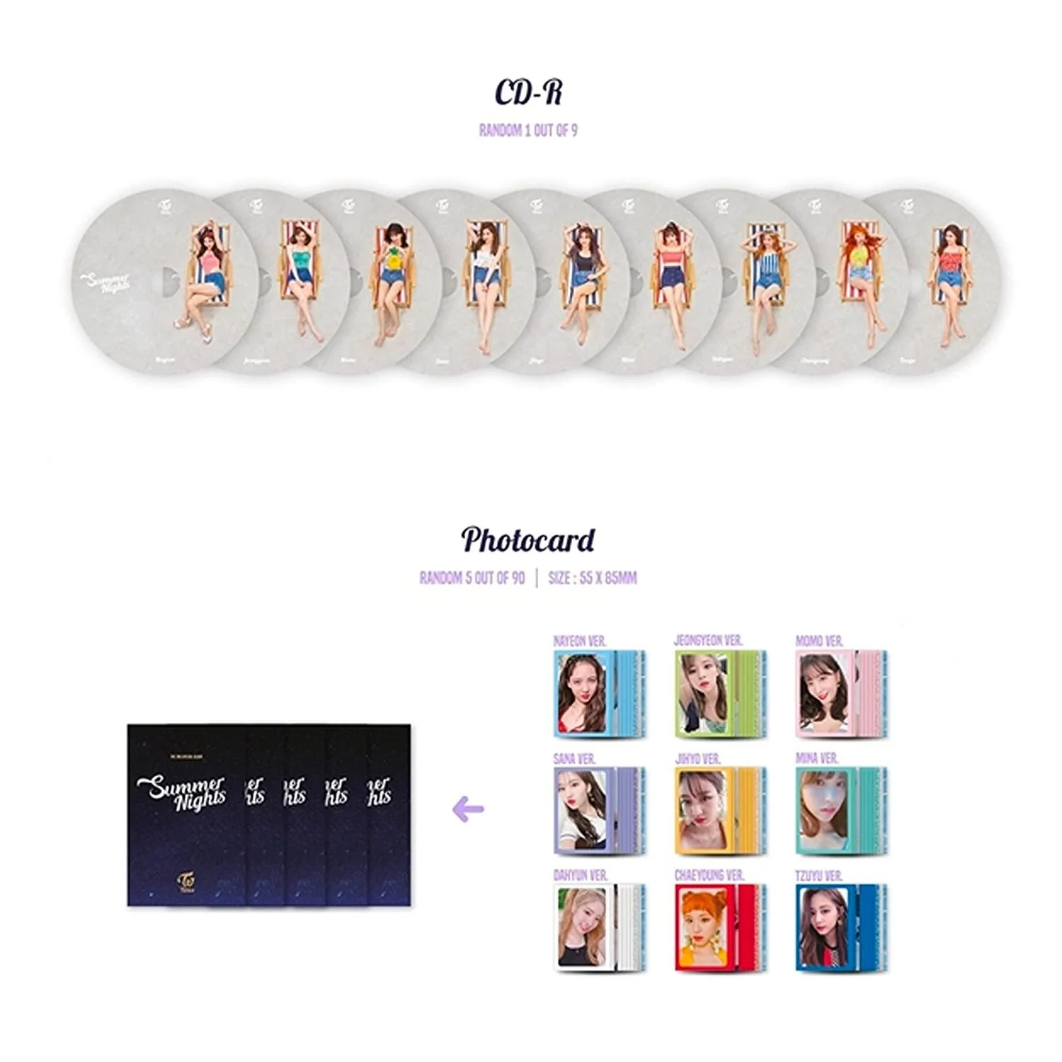 TWICE - SUMMER NIGHTS (2ND SPECIAL ALBUM) - Image 3