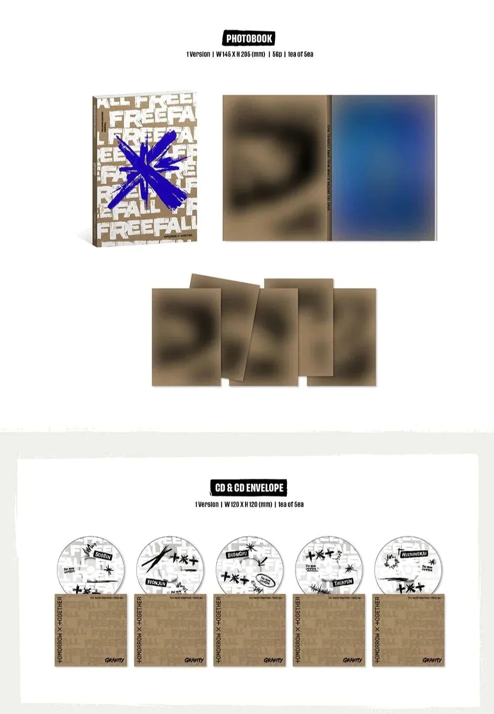 TXT - THE NAME CHAPTER : FREEFALL (GRAVITY VER.) LUCKY DRAW - Image 5