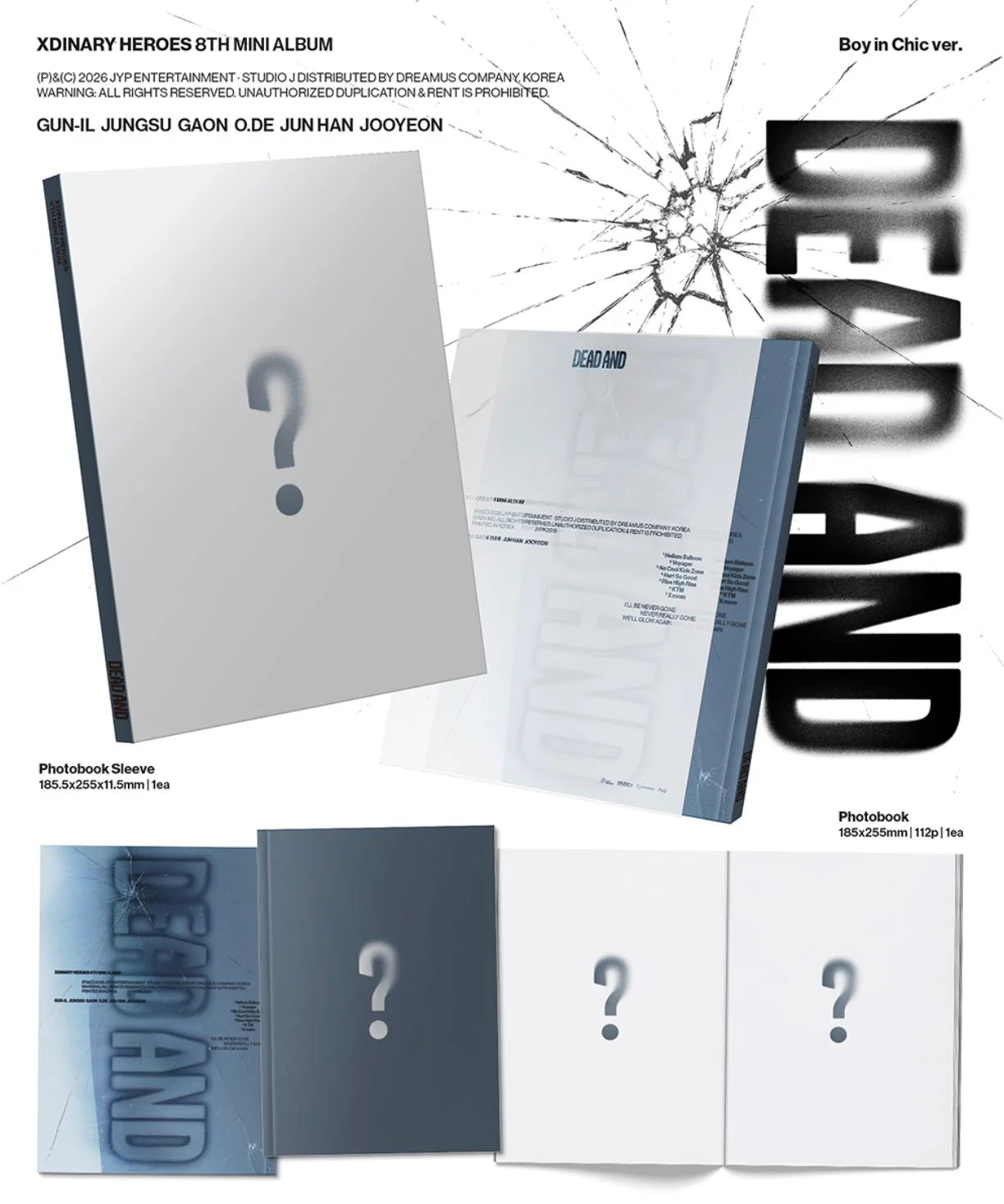 XDINARY HEROES - DEAD AND (PHOTOBOOK VER.) + Apple Music Gift - Image 3